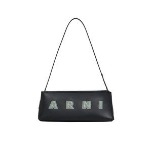 Marni Museo Baguette Black Leather Shoulder Bag - NWT